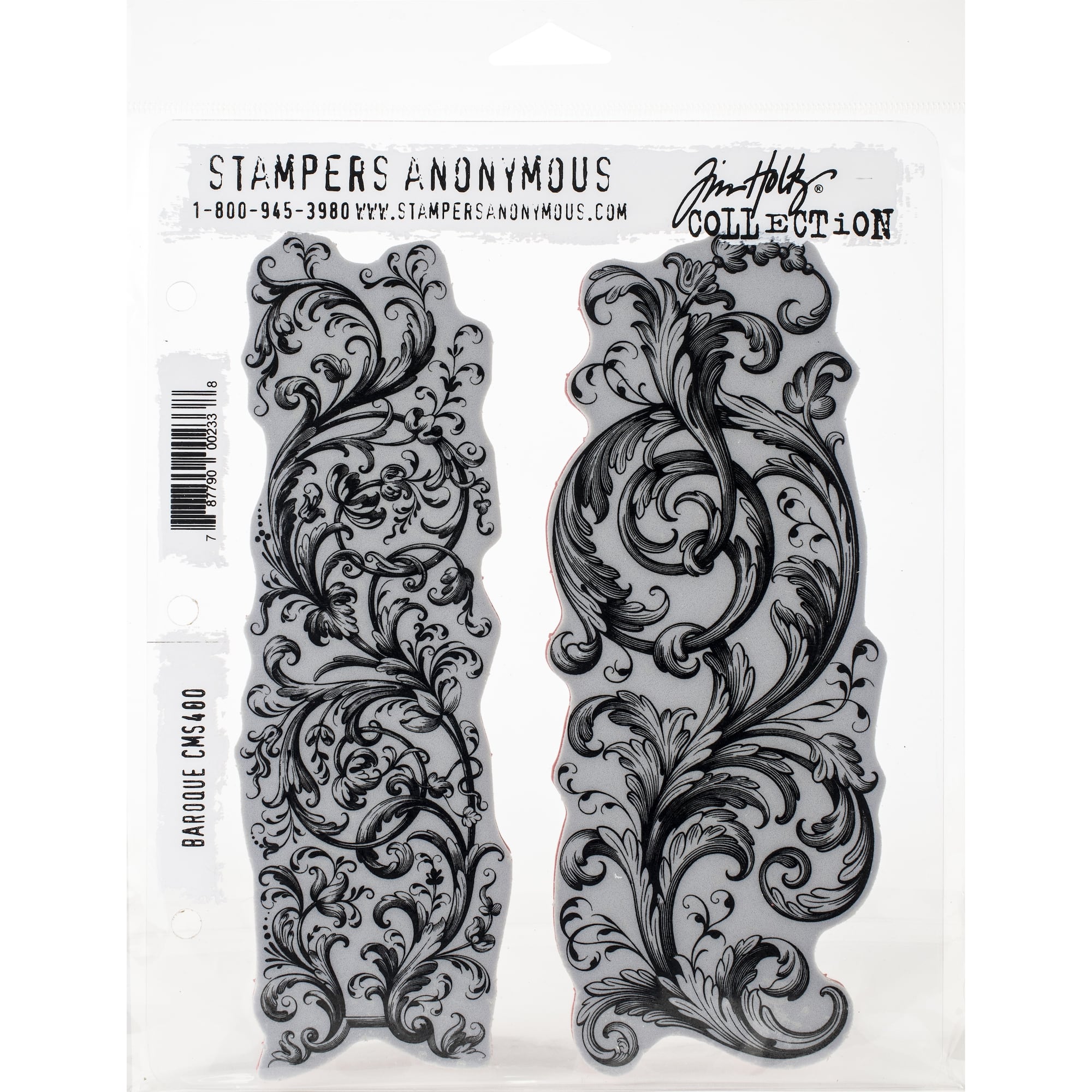 Stampers Anonymous Tim Holtz® Baroque Cling Stamps